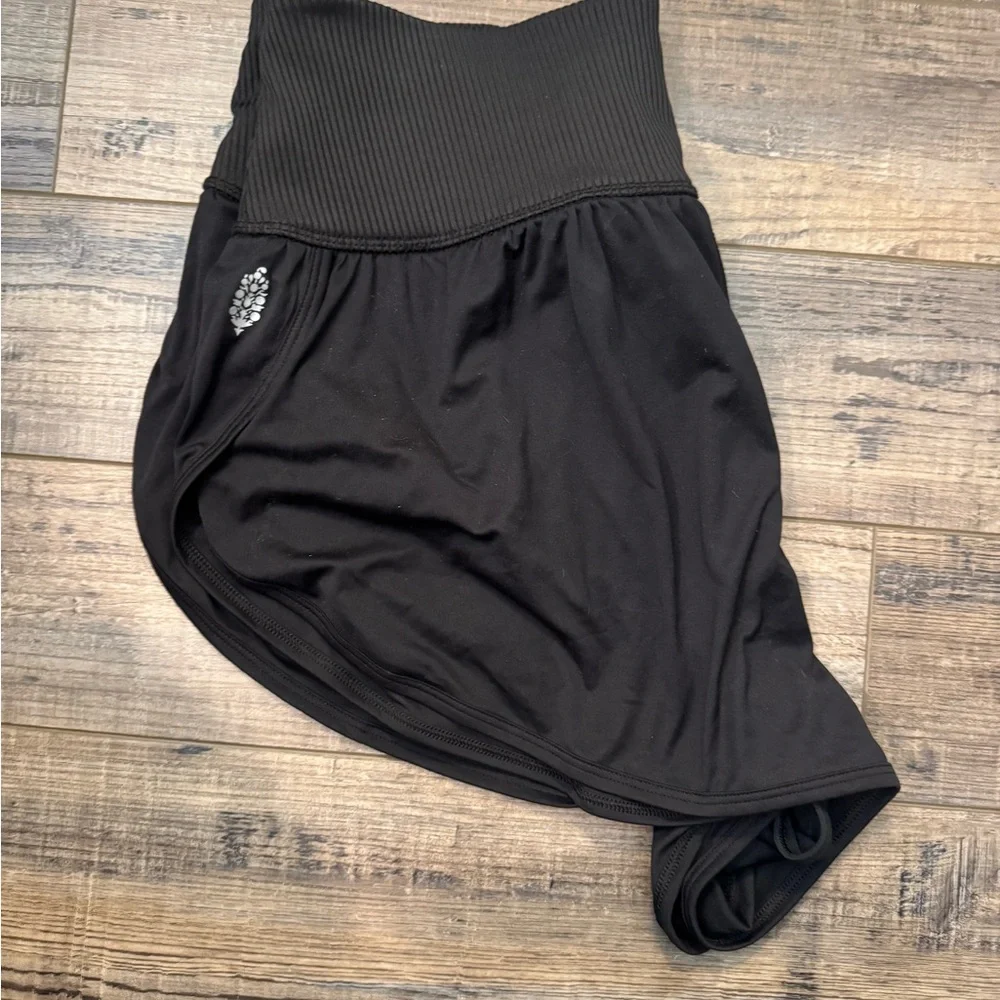FP Movement by Free People Black High-Waist Athletic Shorts - Picture 2 of 4